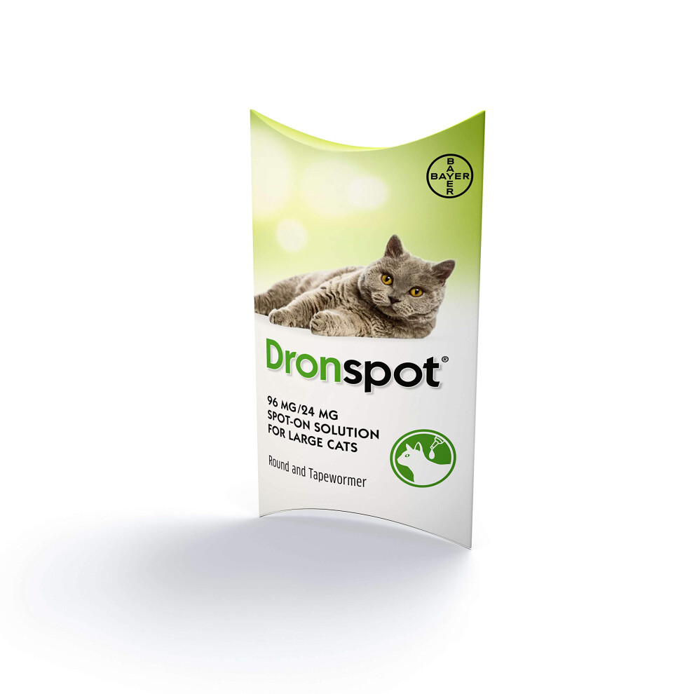 Dronspot Large Cat Spot-On Worming Solution 1 Pipette