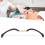 Professional Eyebrow Ruler with Bubble Leveler Drawing Line Kit for Eyebrow Reusable Eyebrow Positioning Tool Featuring Bow Shape Suitable for 3