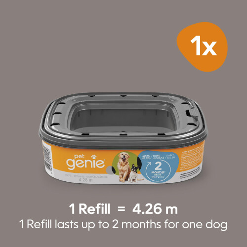 Pet Genie - Multi-layer refill with odour barrier technology for Dog W 1