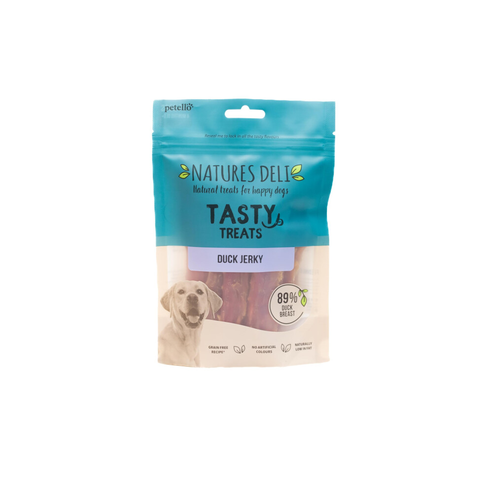Natures Deli Duck Jerky Dog Treats, Free Low Fat Treats For Dogs Grain