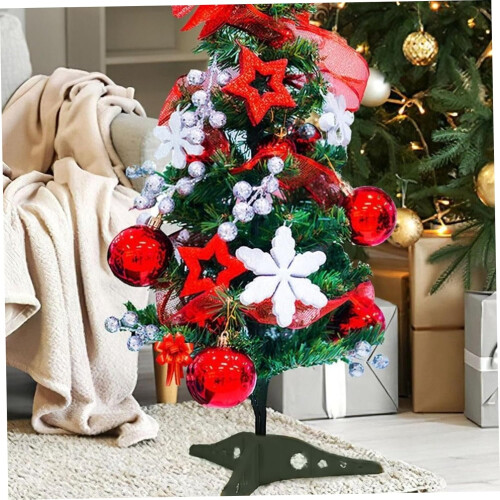 Christmas Tree Stand Replacement Plastic Triangle Base for Artificial Xmas Tree 0.79 Inch Trunk 1