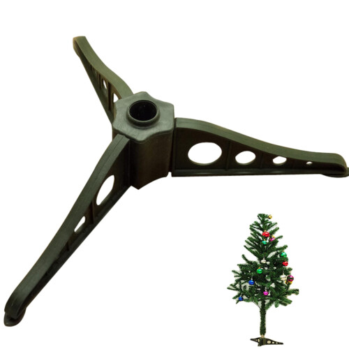 Christmas Tree Stand Replacement Plastic Triangle Base for Artificial Xmas Tree 0.79 Inch Trunk