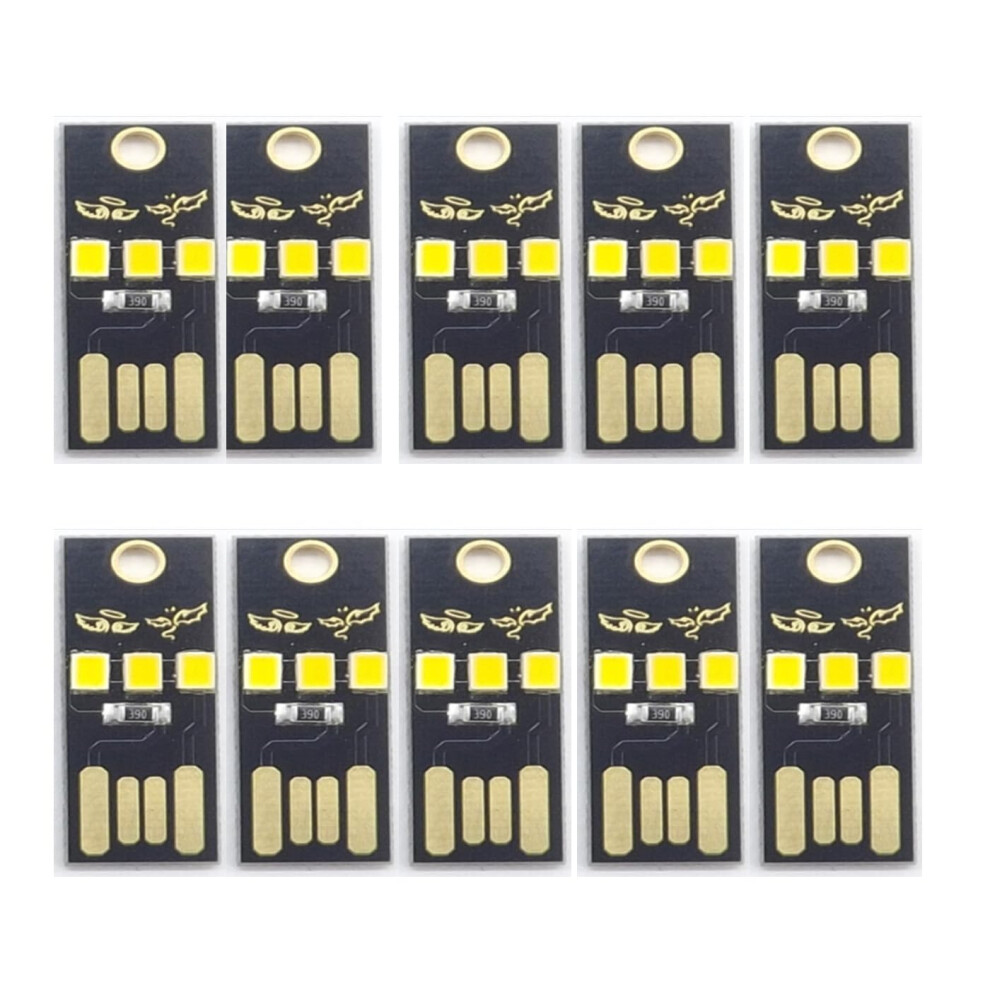 Ultra Slim Usb Led For Laptop Keyboard Camping, Usb Powered, 10 Pack Energy Saving Light 9113335759183
