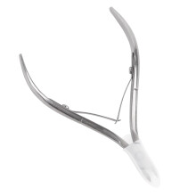 Professional Stainless Steel Cuticle Nipper with UltraSharp Blades for Manicure and Pedicure, Silver