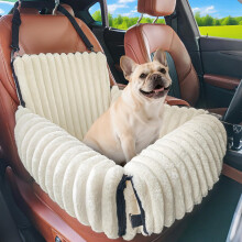 MIXJOY Dog Car Seat Travel Bed-Dog Booster Seats, 20cm High Pet Car Se