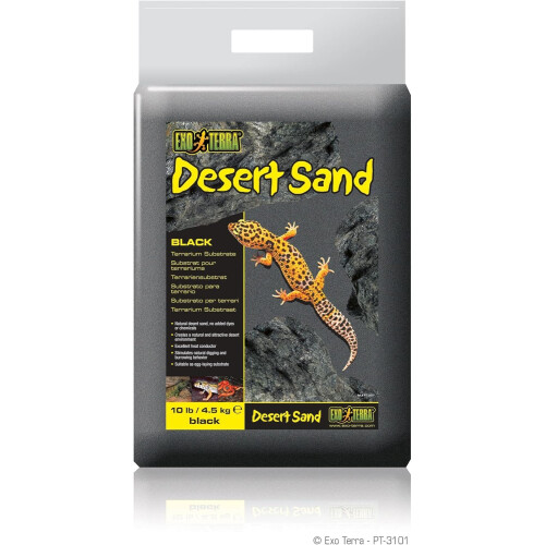 Exo Terra Desert Sand, 4.5 Kg, Black