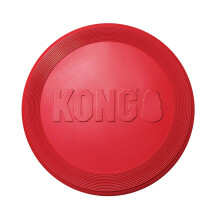 KONG Flyer - Durable Dog Toy for Outdoor Playtime - Natural Rubber Flying Disc f