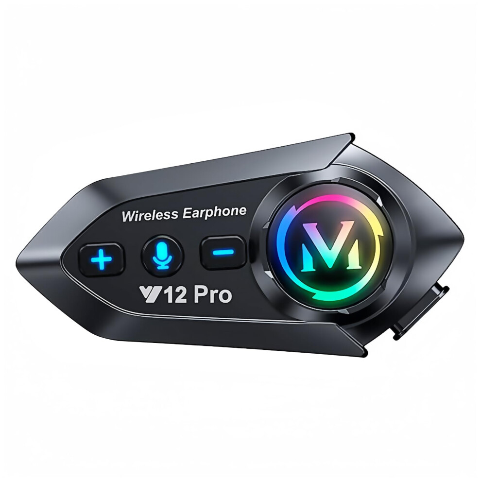 Motorcycle Bluetooth Headset With Noise Cancellation, Waterproof Intercom, Fm Radio, Music Sharing 9455672941716