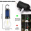 Solar Camping Light Rechargeable LED Bulb with USB Charging IPX4 Waterproof Hook (5 Spherical) 5