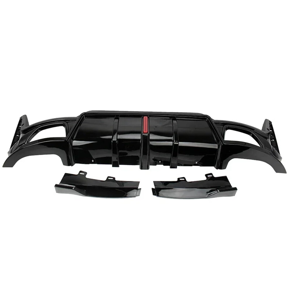 Rear Bumper Led Diffuser Lip Spoiler For Bmw 3 Series G20 2023+, Aerodynamic Stability Boost 9070919990335