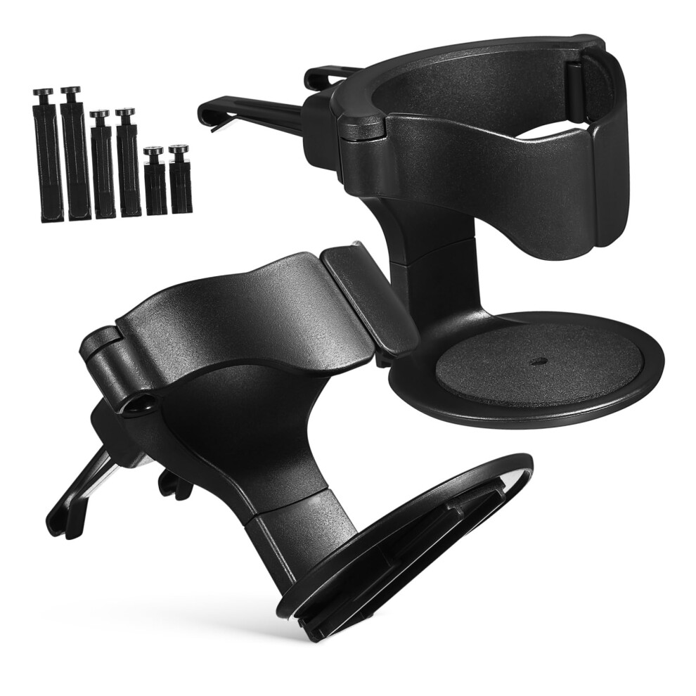 2Pcs Universal Car Vent Cup Holder With Secure Grip For Coffee And Bottles 9092120439472