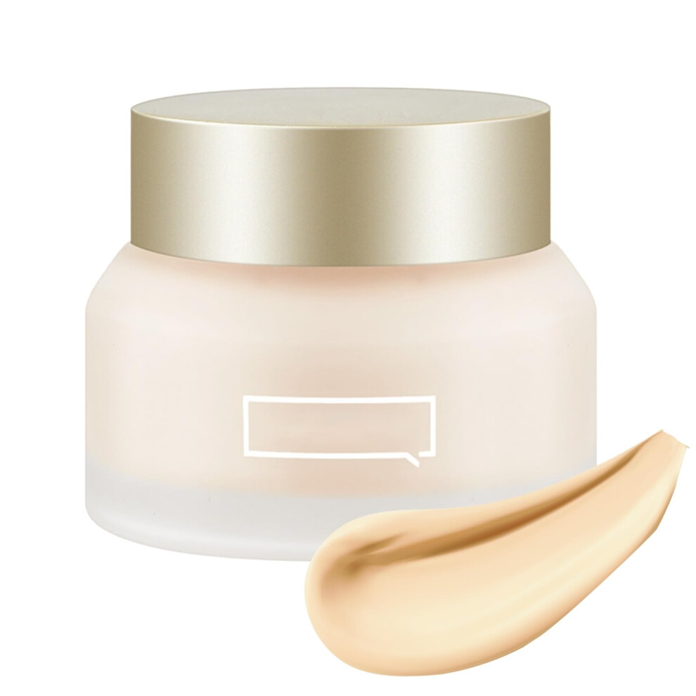 Liquid Foundation and Full Coverage Concealer 2 in 1 Waterproof Long Lasting Natural Shade 02