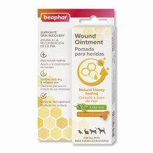 Beaphar - Derma+ Wound Cream for Pets 30ml – First aid soothing cream with honey