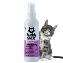 Buddycare Detangling Spray for Cats - Effective Cat Matted Fur Remover and Detangle Spray to Promote a Healthy Coat, Easily Removes Matted Hair for a