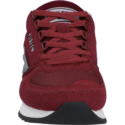 (8 UK, Cherry) Hi-Tec Mens Silver Shadow Suede Trainers 2