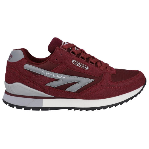 (9 UK, Cherry) Hi-Tec Mens Silver Shadow Suede Trainers 2