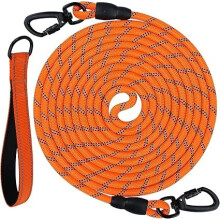 Joytale Training Leads for Dogs, Padded Handle Long Line Dog Lead, 5m 10m 15m 20