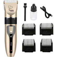 Professional Dog Grooming Clippers for Thick Hair - Low Noise, Rechargeable, Cordless Trimmer with Detachable Metal Blade