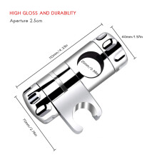 Hand Shower Bracket for25mm Round Tube, ABS Plated