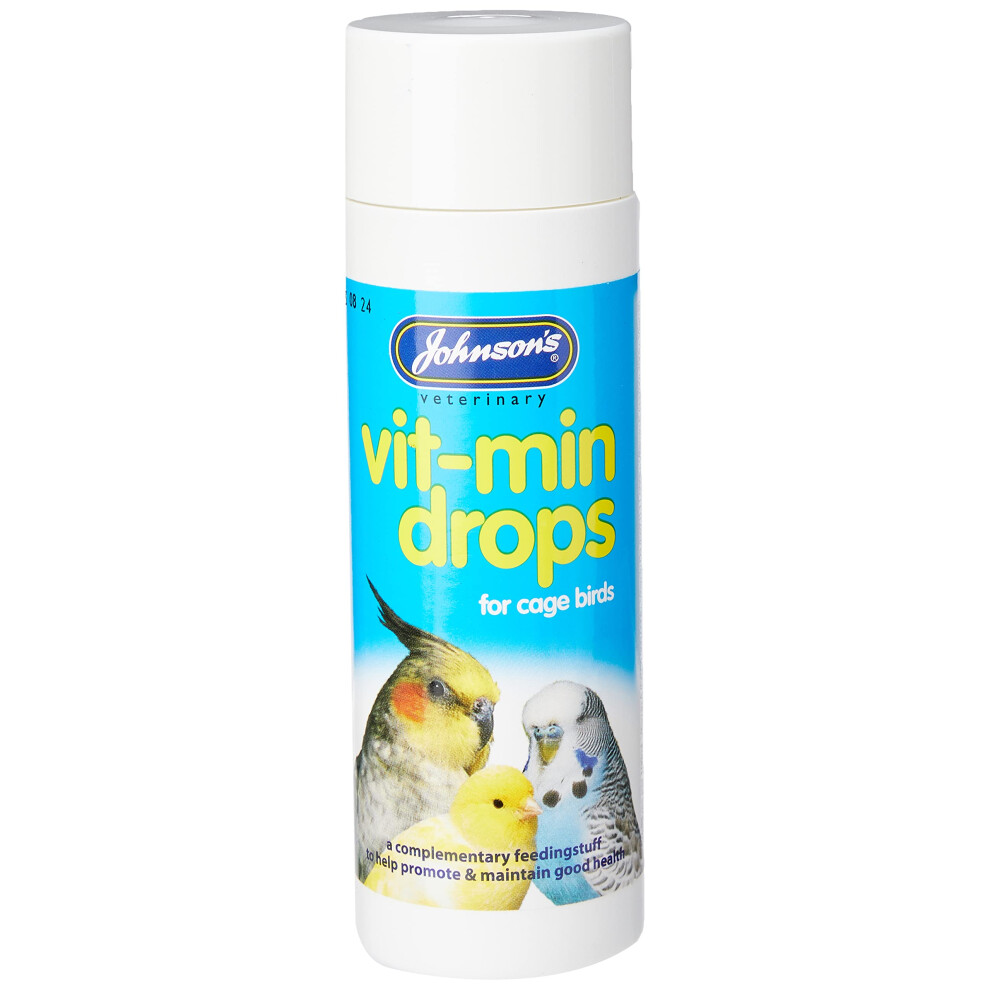 Johnson's Veterinary Johnson's Vet 14M016 Vitamin/Mineral Drops For Cage Bird, 100 Ml