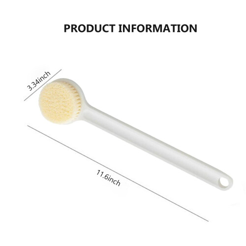Back Lotion Applicator with Long Handle and Dense Foam Pad for Even Coverage, 29.5x8.5cm Beige 1