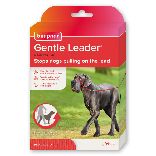 Beaphar Beaphar - Gentle Leader Head Collar for Large Dogs - Training Aid - Stops Pullin