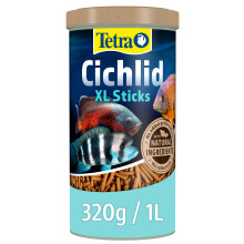 Tetra Cichlid XL Fish Food Sticks, Complete Food for Large Cichlids, 320g