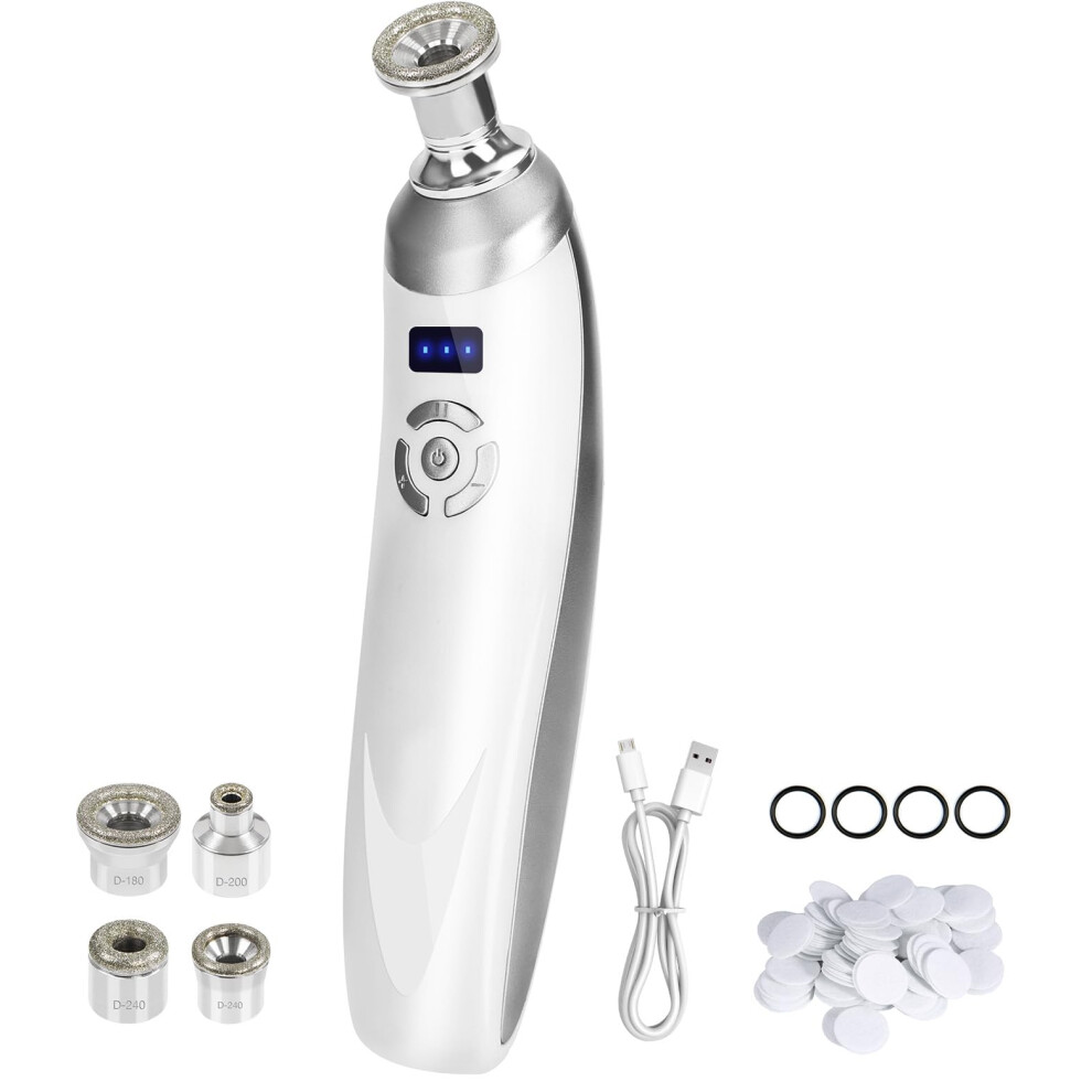 Professional Diamond Microdermabrasion Machine with Adjustable Suction and Exfoliation Tips for Home Use