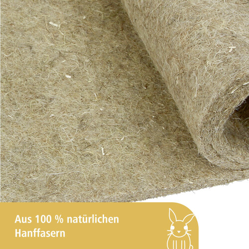 Kerbl Hemp Rabbit Mat, 40 x 100 x 1 cm,brown 1