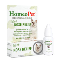 HomeoPet Feline Nose Relief, Safe and Natural Nasal and Sinus Medicine