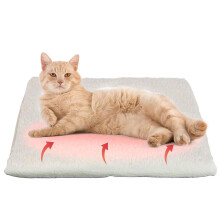 Self-Heating Thermal Pet Pad, Cat Blankets for Indoor Outdoor, Pet Pads with Removable and Washable Cover, Self-Warming Winter Pet Bed Mat Blanket fo