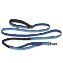 HALTI Active Lead Size Large, Blue, Award-Winning Bungee Dog Lead, Sho