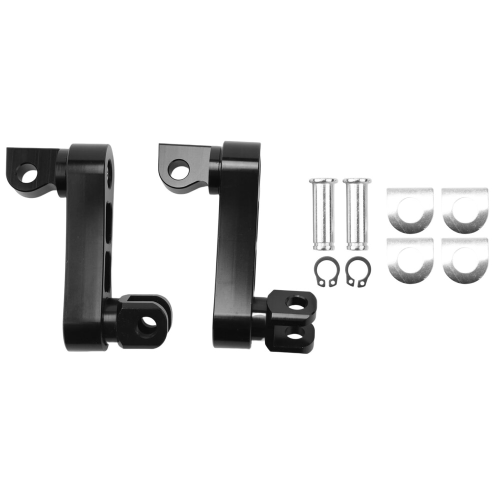 Motorcycle Passenger Foot Pegs Adjustable Male Mount Extensions With Clamp Bracket For Highway Riding 9113335759527