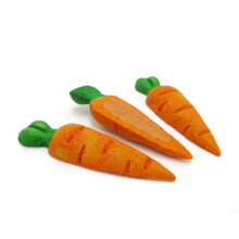 Rosewood Boredom Breaker Treat 'N' Gnaw Carrots – 3-Pack Edible Chew Toys for Ra