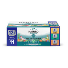 Naturo Adult Dog Tray GRAIN-FREE Variety 400g 12pk