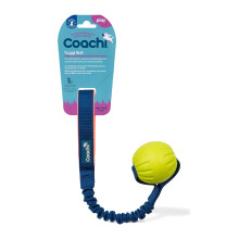 Coachi Tuggi Ball - Interactive Dog Toy for Tug of War & Play. Strong