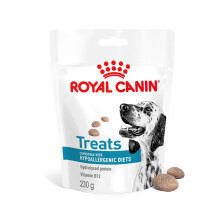 Royal Canin Hypoallergenic Treats for Adult Dogs | 230g | Snacks for & Breeds | Resealable Bag | Hydrolyzed Protein