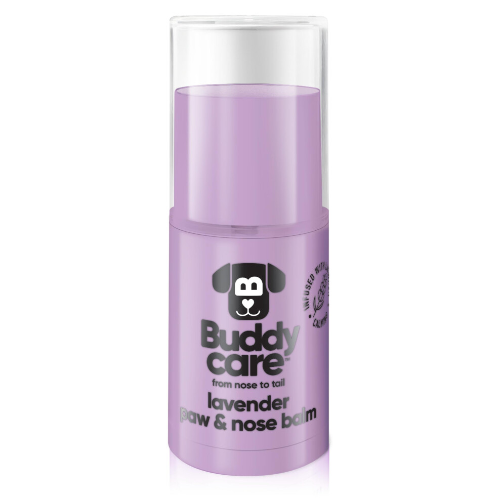 Buddycare Dog Paw & Nose Balm - Protects & Repairs Dry, Crack Lavender