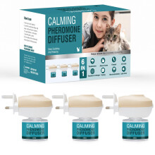 Cat Calming Diffuser 6 in 1 Multicat Calming Pheromones Diffusers Relief Stress Anxiety Fighting Scratching 90 Days Calm Relaxing Pheromone for Cats k