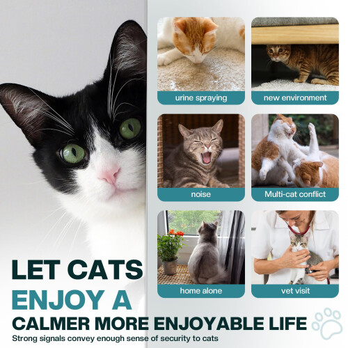 Cat Calming Diffuser 6 in 1 Multicat Calming Pheromones Diffusers Reli 2