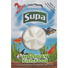 Supa Aquarium Holiday Fish Food, 14 Days, Pack of 6, Easy To Use, Slow Releasing Food Block For Feeding Cold Water & Tropical Aquarium Fish