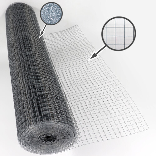 120 m x 1 m Aviary wire Wire mesh Welding grid Wire mesh Wire fencing 2