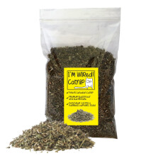 Catnip Dried Leaves Buds Mix I'M WIRED Strong Canadian Resealable Treats Cat Nip