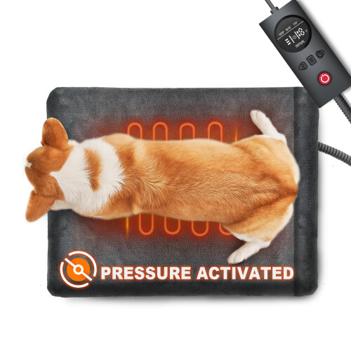 Dog Cat Heating Pad Pressure Activated Pet Heating Pad Safe Automatic