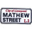 Generic Mathew Street Liverpool Road Sign Patch 1