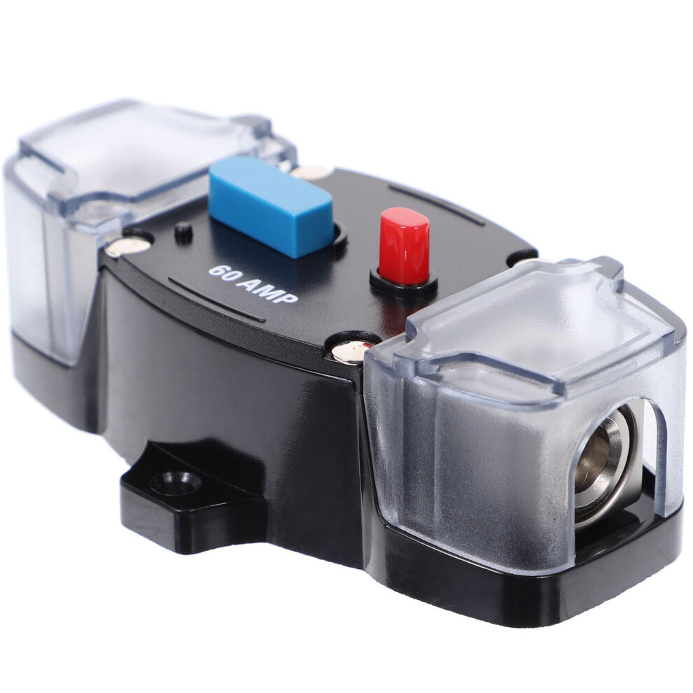 60 Amp Car And Marine Circuit Breaker Manual Reset Waterproof 12V 24V With Terminal Blocks 9092120440591