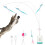 Migipaws Interactive Automatic Cat Teaser Wand Toy with Strong Suction 1
