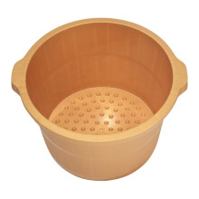 Foot Spa Bath with Massage Nodes, Deep Foot Immersion and Bubble Massage for Home Use, Beige