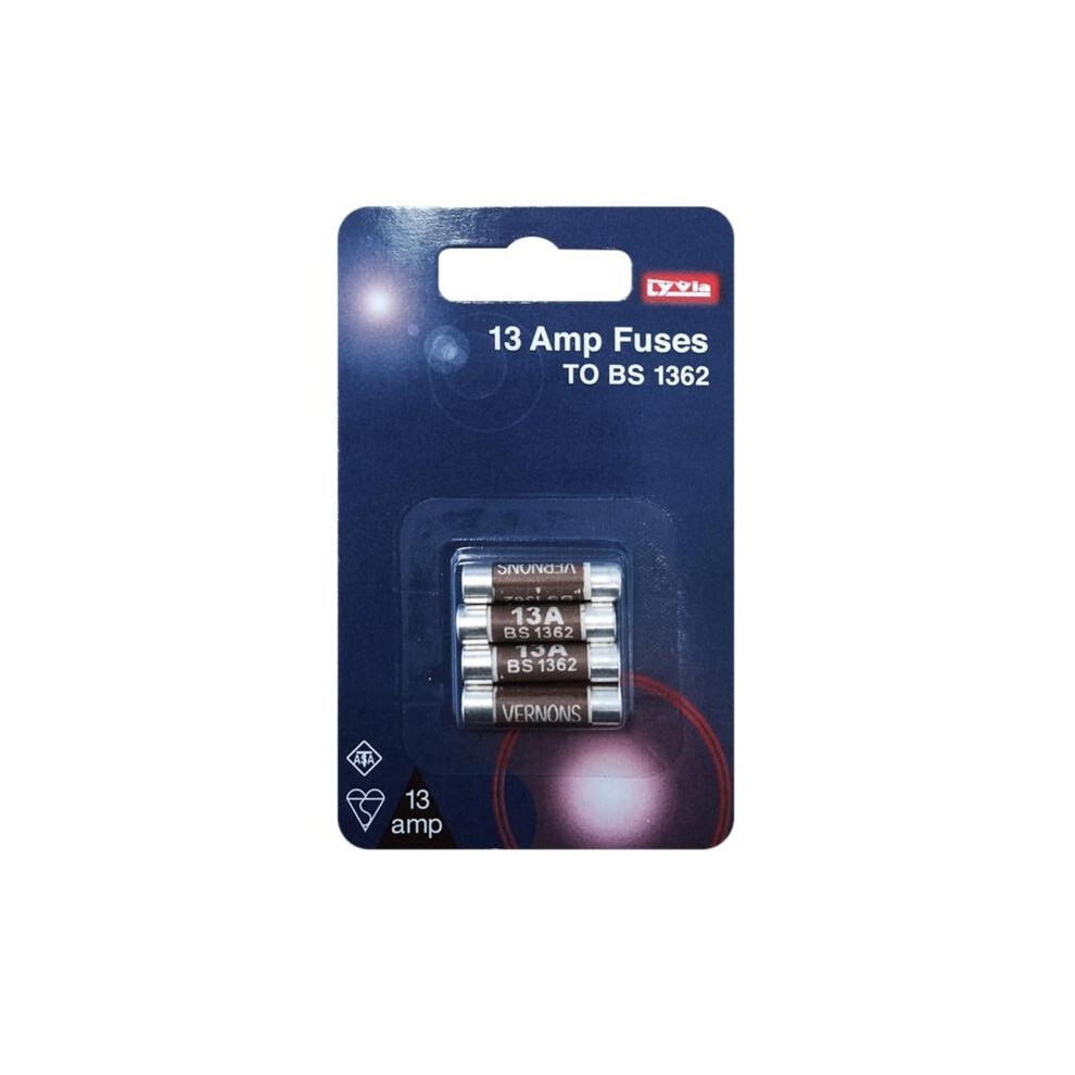 Dencon 13A Fuses (Pack Of 4) 5059958551466