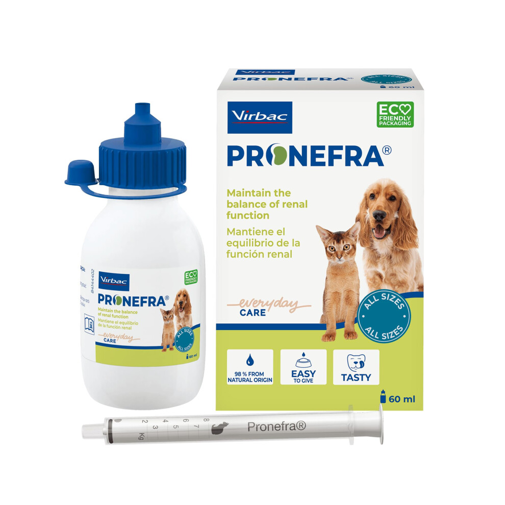 Virbac Pronefra Kidney Support Supplement For Cats & Dogs | 60Ml